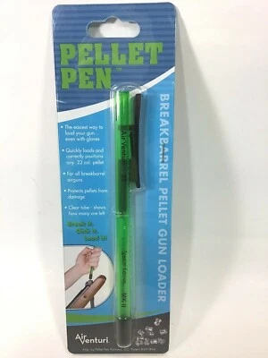 Caneta carregador de pellets AIR VENTURI .22 cal para arma de rifle de ar comporta 15 verde - Imagem 1 de 4