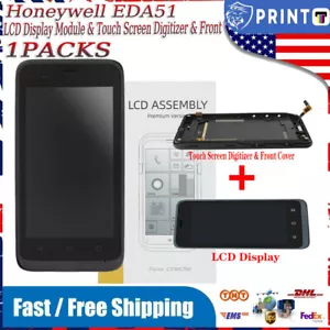 Digitalizador de pantalla LCD y pantalla táctil y cubierta frontal para escáner Honeywell EDA51 - Imagen 1 de 17