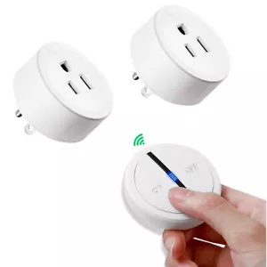 Interruttore da parete wireless presa telecomando 500 piedi per lampada a sospensione spina - Foto 1 di 16