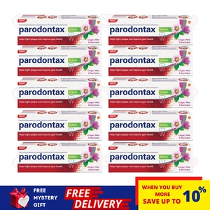 10X 90G parodontax HERBAL Toothpaste to Help Fight Plaque and Improve Gum Health - Picture 1 of 8