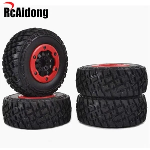 1:10 Short Course Car Truck Tires &Wheel 12mm Hex For Losi 1/10 Baja Rey 2.0 4X4 - Picture 1 of 11
