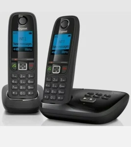 GIGASET Duo AL415A Telefon bezprzewodowy z automatyczną sekretarką - Podwójne słuchawki - Zdjęcie 1 z 4
