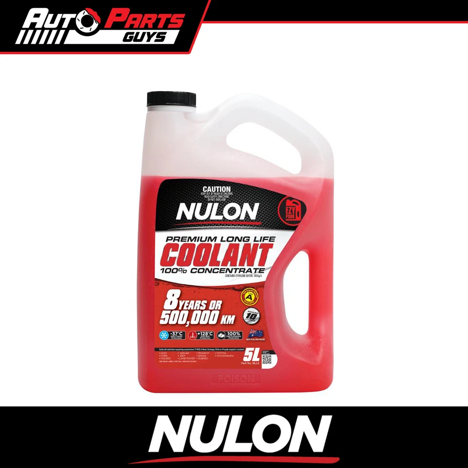 Nulon Red Coolant Long Life Concentrated Type A 8 Year 500,000KM 5 Litre | RLL5 - image 1 of 3