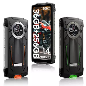 Blackview BV8200 4G Rugged Smartphone 36GB+256GB 6.5" 2.4K Android 14 8800mAh 4G - Picture 1 of 16