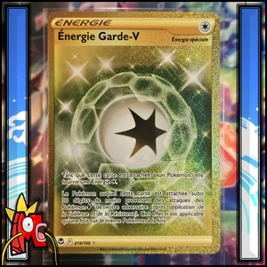 Carte Pokémon : Énergie Garde-V 215/195 - E&B Tempête Argentée - GOLD - NEUF FR - Imagen 1 de 3