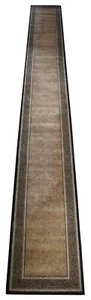 Couristan Everest Senegal Ebony Power Loomed Leopard Print Rug Runner 2.5' x 21' - Picture 1 of 6