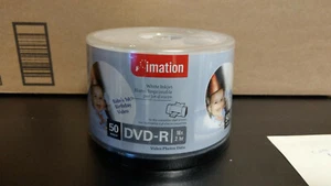 Imation Inkjet Printable DVD-R 50 Pack Brand New - Picture 1 of 3