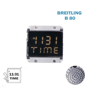 BREITLING B80 Schweizer Uhrwerk, Digitalanzeige, UTC, Flugzeit, Chronograph. - Bild 1 von 3