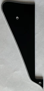 For Gibson Les Paul LP 1978 3-Pickups Project Guitar Pickguard 4 Ply Black - Picture 1 of 4