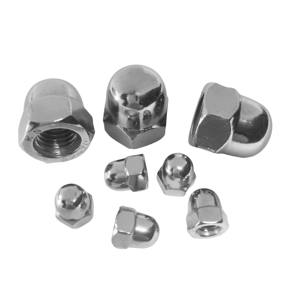 Hutmutter A2 DIN 1587 M 3 Hohe Form VPE 200