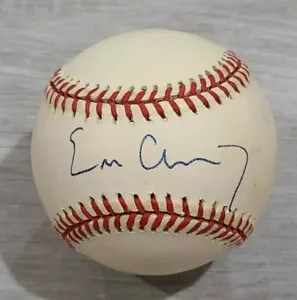 Eric Chavez Oakland Athletics Autographed OAL Baseball, w/ AAA COA - Picture 1 of 5