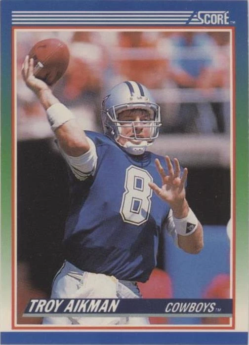 1990 Score Troy Aikman #21