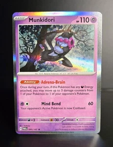 Pokémon TCG - MUNKIDORI - 095/167 - Holo Rare - Twilight Masquerade (2024) - NM+ - Bild 1 von 1