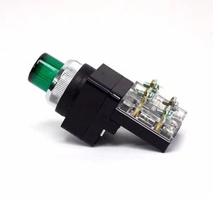 Interruptor de botón pulsador 1 pieza φ25 mm TIBN-25 1A1B lámpara de neón verde AC220V Tend TIBN-252G - Imagen 1 de 4