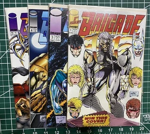 Comic Lot of 4 - Brigade #1,3,4,12 Image Comics 1993 Wildstorm Wild CATS - Picture 1 of 5