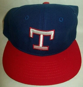 TEXAS RANGERS ROMAN HAT COOPERSTOWN COLLECTION RARE BASEBALL SIZE 7 1972-85 LOGO - Picture 1 of 6