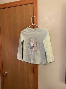 Osh'kosh B'gosh NWT Size 10/10A Light Blue Long Sleeve T-Shirt (Unicorn) - Picture 1 of 2