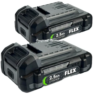 FLEX FX0111 24V 2.5Ah Lithium Ion Cordless Battery Packs 2 Pack - Picture 1 of 5