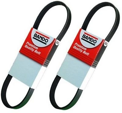 Комплект из 2 приводных ремней Bando кондиционера/рулевого управления/генератора переменного тока для Murano 3,5 л 2003-2007 - Изображение 1 из 4