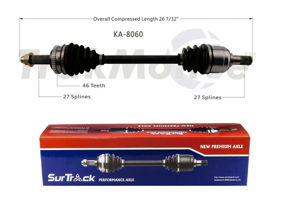 Eje delantero izquierdo CV SurTrack KA-8060 para Kia Soul 2010-2011 2,0 L Foto 1 de 1