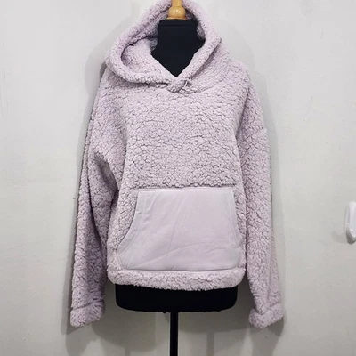 Sudadera con Capucha Pullover Zella Cassie Piel Sintética de Piel de Oveja en Púrpura Silencio NUEVO Para Mujer Talla L Foto 1 de 4