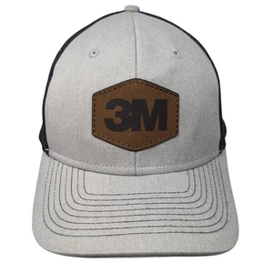 Truckermütze 3M Logo Druckknopflasche grau Einheitsgröße verstellbar Netzrücken gepatcht Poly - Bild 1 von 9