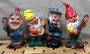 De colección ALEMANIA OCCIDENTAL Jardín Gnomo Pequeño Pescador Músicos y Explorador Lote 4 - Imagen 1 de 19