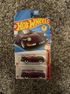 Hot Wheels • Then And Now • Porsche 911 Turbo Cabriolet • Burgund • 2025 X2 - Bild 1 von 2