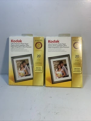 2 Packs NEW  Kodak Ultra Photo Paper, High Gloss, 20 Sheets 5" x 7" - Image 1 of 4