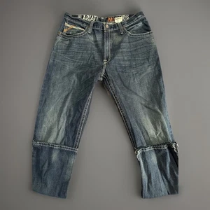 Jeans Ariat M3 larghi gamba dritta 36/36 western abbigliamento da lavoro cowboy invecchiato - Foto 1 di 9