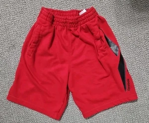 Reebok Boys Size S (8) Red Heather Shorts 60/40 Cotton/Polyester - Picture 1 of 7