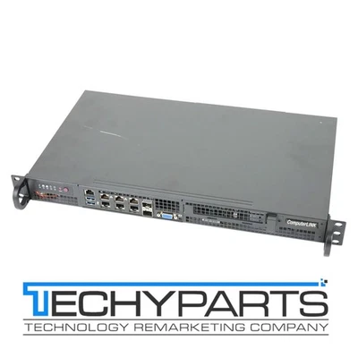 Supermicro SYS-5018D-FN8T X10SDV-TP8F 2.2GHz Xeon D-1518 64GB 1U Server - Image 1 of 3
