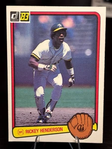 1983 Donruss Rickey Henderson #228 Oakland Athletics HOF Legend Vintage MLB - Picture 1 of 2