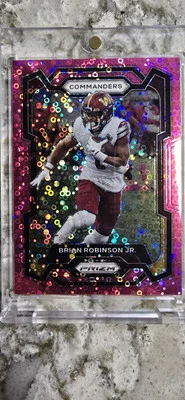 2023 Prizm #292 Brian Robinson Jr.  Pink Disco 2/15 - Image 1 of 4
