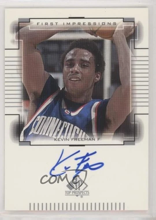 2000-01 SP Top Prospects First Impressions Kevin Freeman #KF Auto - Image 1 of 2