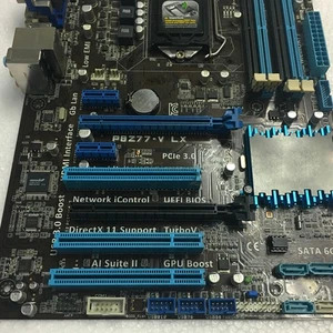 For ASUS P8Z77-V LX LGA 1155 DDR3 ATX Motherboard USB3.0 32GB SATA3 VGA HDMI - Picture 1 of 3