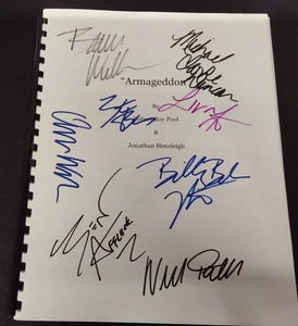 "Armageddon" by Robert Roy Pool & Jonathan Hensleigh Signed Script - Picture 1 of 8