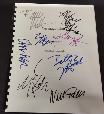 "Armageddon" by Robert Roy Pool & Jonathan Hensleigh Signed Script - Image 1 of 4