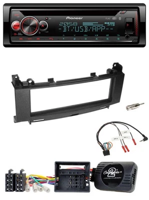 Pioneer Lenkrad DAB CD Bluetooth USB Autoradio für Mercedes A-Klasse 05-12 B-Kla - Bild 1 von 4