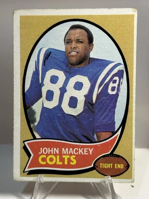 1970 Topps - John Mackey #62 Baltimore Colts HOF First NFLPA President - Image 1 of 4