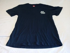 Quicksilver Navy Blue Graphic T-shirt Men Size Medium - Picture 1 of 6