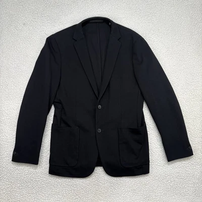 Theory Mens Tobius 2-Button Blazer Sport Jacket  Black Size 40 Unstructured - Image 1 of 4