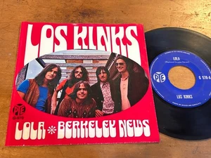 THE KINKS Lola b/w Berkeley News 1970 MEXICO 7" 45 Pop Rock Mod - Picture 1 of 5