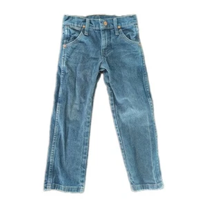 Wranglers Original Cowboy Cut Boys Size 5 REG Adjustable Waist Pre-owned - Picture 1 of 16