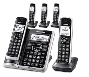 Panasonic KX-TGF675 HD Link 2Cell Cordless Phone w/ Answering Machine 5-Handsets - Photo 1/11