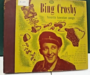 78 RPM Decca Bing Crosby - Favorite Hawaiian Favorites , Volume Two, - Picture 1 of 2
