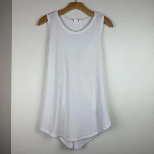 GAP White Criss Cross Back Tank Top Womens Large Basics - Picture 1 of 10