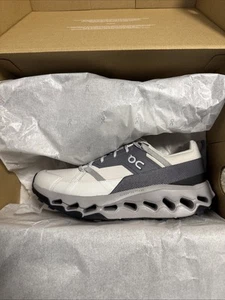 Size UK 8 - On Running Cloudhorizon Waterproof Black Grey White Blue - BARGAIN! - Picture 1 of 24