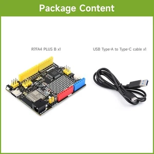 Waveshare R7FA4 PLUS B Development Board, Based on R7FA4M1AB3CFM with ESP32-S3FN - Picture 1 of 9
