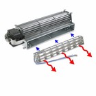 270mm LEFT HAND TANGENTIAL BLOWER FAN WITH 2kW HEATING ELEMENT FOR WARMING KIT